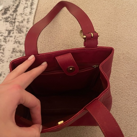 Vintage Coach Red Shoulder Bag - Picture 3 of 6